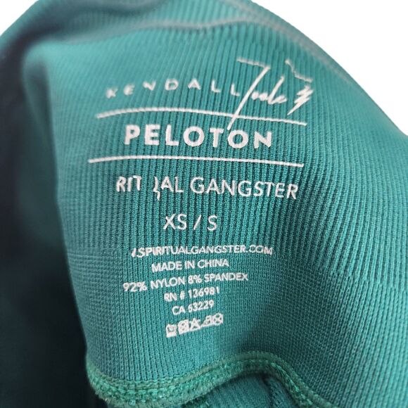 PELOTON x Spiritual Gangster x Kendall Toole Leggings Womens XS/S Teal Green‎ - Picture 6 of 6
